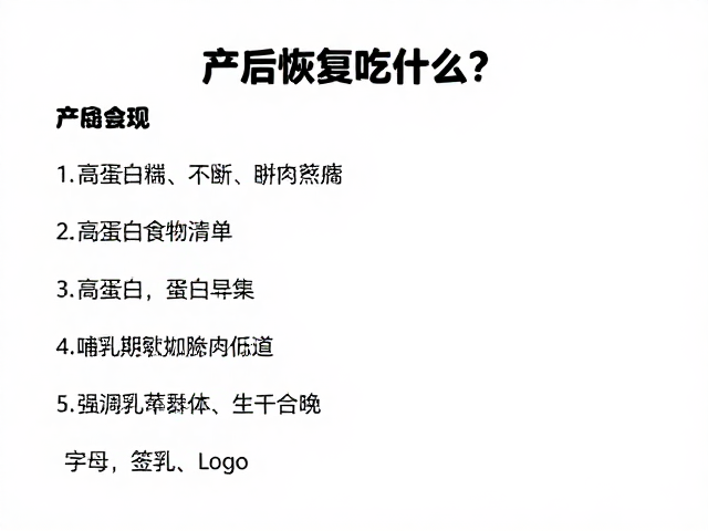 产后恢复吃什么?高蛋白食物清单,孕期哺乳期加餐频率指南