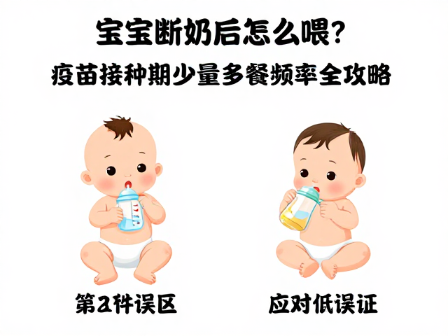 宝宝断奶后怎么喂?疫苗接种期少量多餐频率全攻略