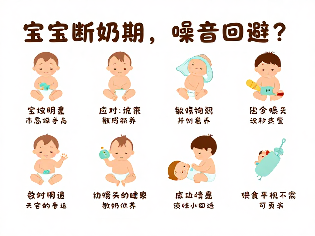宝宝断奶期噪音回避？3招应对敏感喂养，助娃平稳过渡