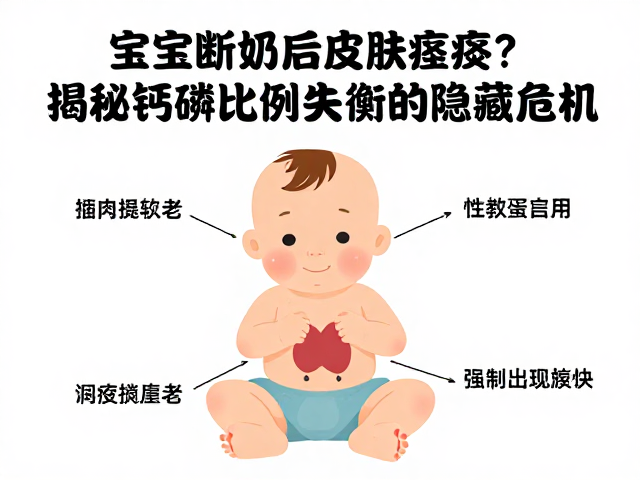宝宝断奶后皮肤瘙痒?揭秘钙磷比例失衡的隐藏危机