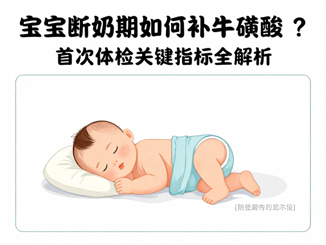 宝宝断奶期如何补牛磺酸?首次体检关键指标全解析