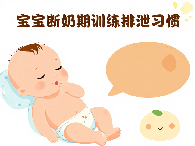 宝宝断奶期如何训练排泄习惯?语言交流助轻松过渡