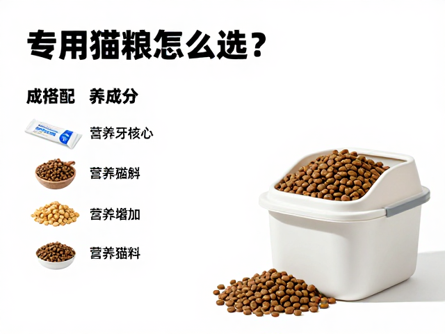 专用猫粮怎么选?搭配宠物牙刷牙膏,配储粮桶科学养宠指南