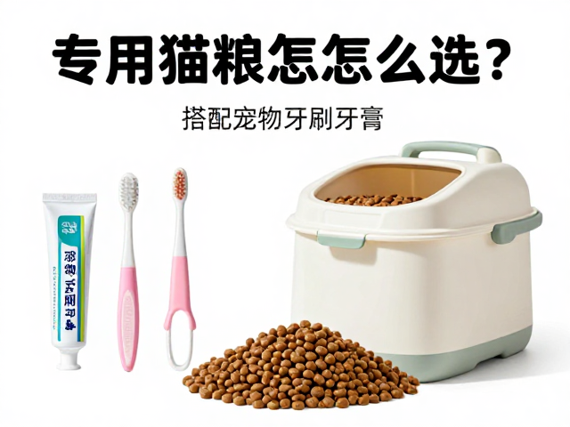 专用猫粮怎么选？搭配宠物牙刷牙膏，配储粮桶科学养宠指南