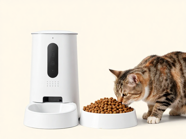 专用猫粮搭配宠物益生菌,智能定时喂食器科学喂养攻略