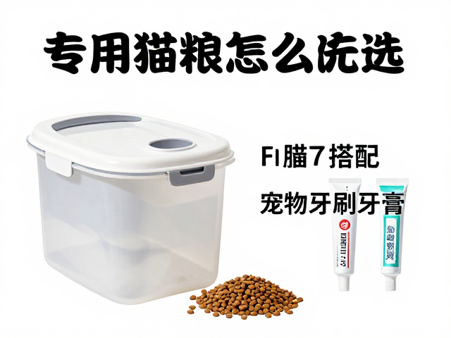 专用猫粮怎么选？搭配宠物牙刷牙膏，配储粮桶科学养宠指南