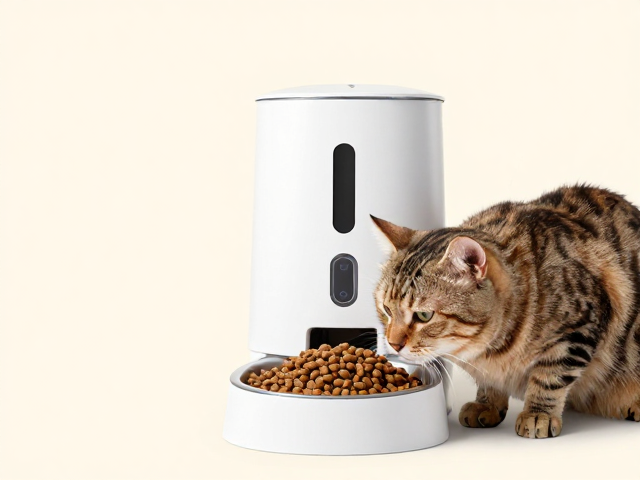 专用猫粮搭配宠物益生菌,智能定时喂食器科学喂养攻略