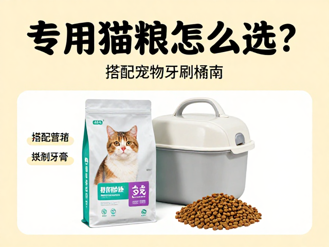 专用猫粮怎么选？搭配宠物牙刷牙膏，配储粮桶科学养宠指南