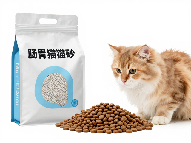 肠胃敏感猫咪专用猫粮搭配水晶猫砂，守护爱宠健康更省心