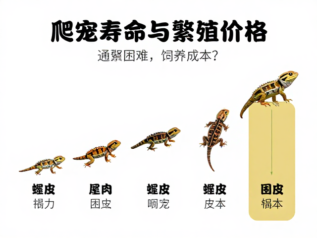 爬宠寿命与繁殖价格,蜕皮困难如何影响饲养成本?