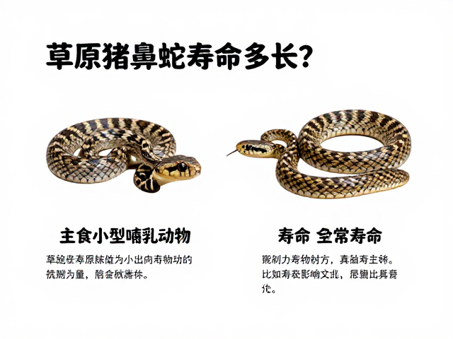 草原猪鼻蛇寿命多长?主食小型哺乳动物是否影响其寿命?