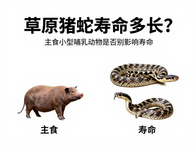 草原猪鼻蛇寿命多长?主食小型哺乳动物是否影响其寿命?