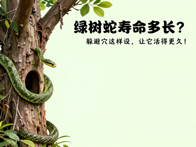 绿树蛇寿命多长?躲避穴这样设,让它活得更久!