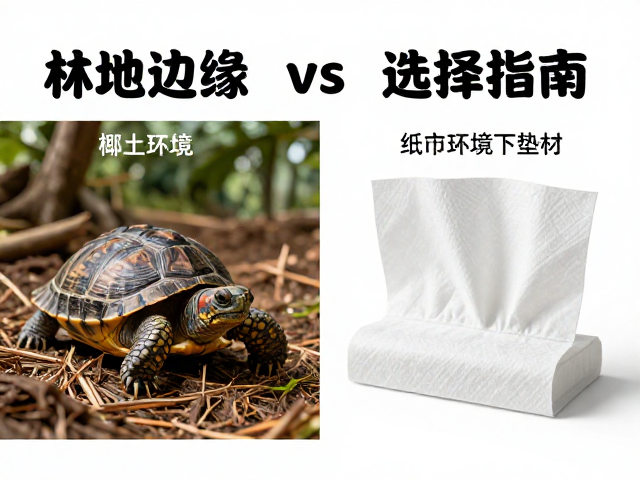 龟龟寿命与垫材,林地边缘环境下椰土vs纸巾选择指南