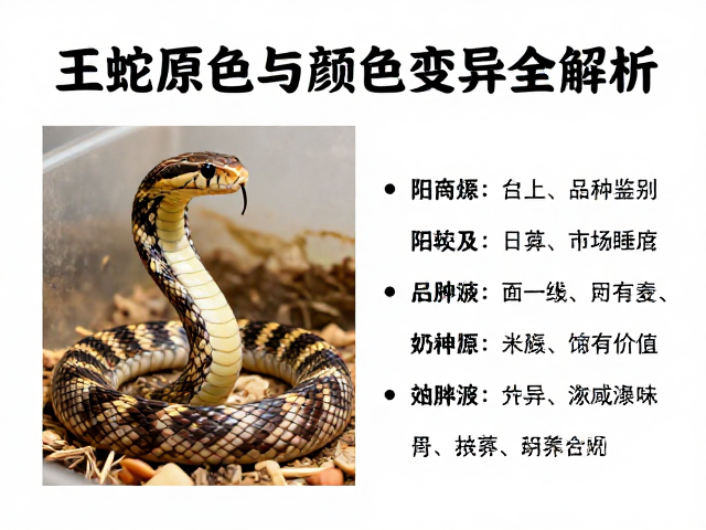 王蛇原色与颜色变异全解析,品种鉴别、饲养及市场价值指南
