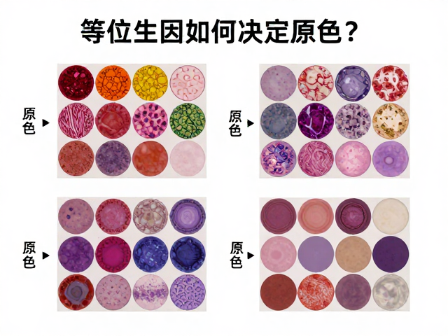等位基因如何决定原色?揭秘品系纯度争议与色素纹理
