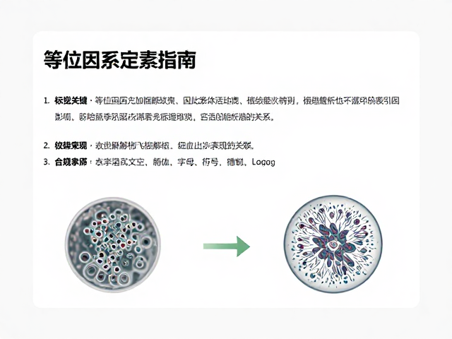 等位基因决定色素纹理,原色品系标准化指南