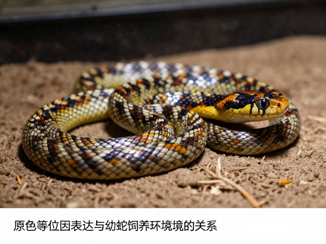 原色蛇等位基因表达与幼蛇饲养环境的关系