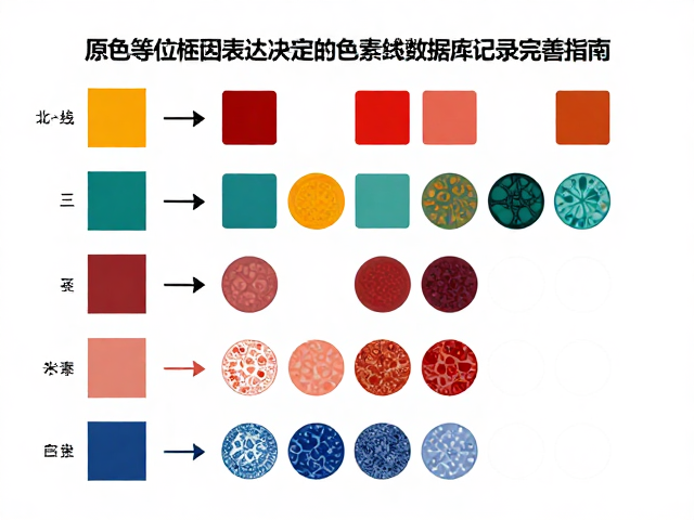 原色等位基因表达决定的色素与纹理模式数据库记录完善指南