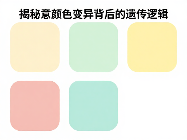 原色与隐性纯合品系，揭秘颜色变异背后的遗传逻辑
