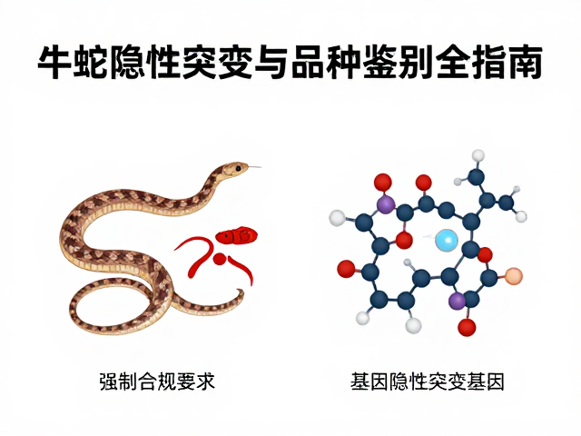 牛蛇隐性遗传原色解析,基因突变与品种鉴别全指南