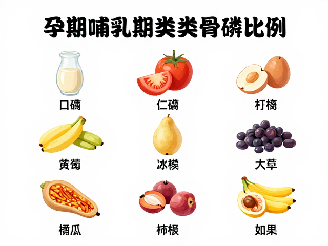 孕期哺乳期食物种类与钙磷比例,科学饮食助宝宝骨骼发育
