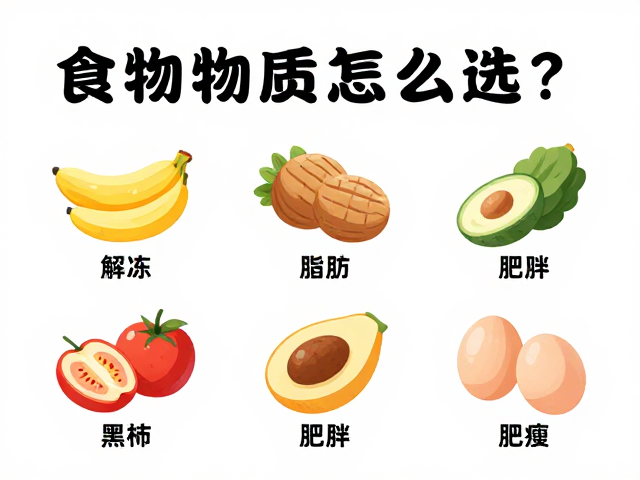 食物种类怎么选?冷冻解冻与肥胖消瘦管理全攻略