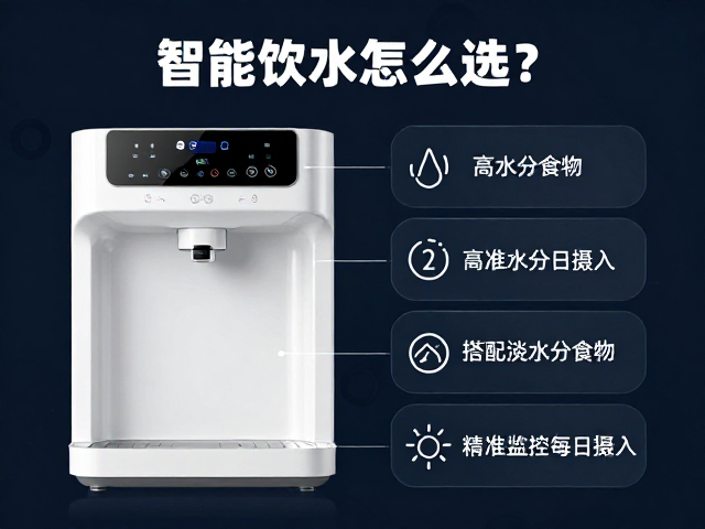 智能饮水设备怎么选?搭配高水分食物,精准监控每日摄入