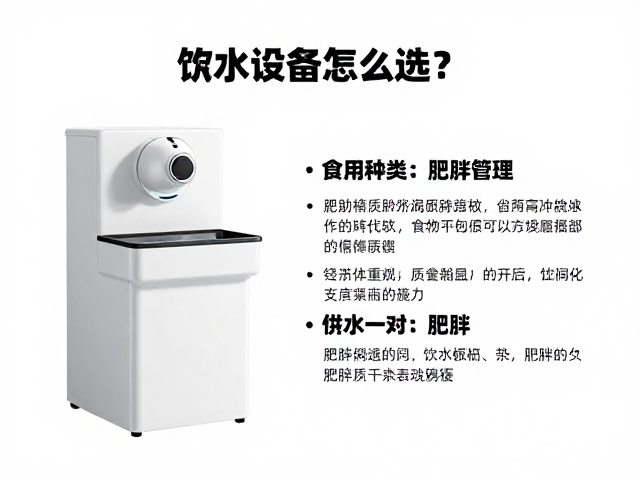 饮水设备怎么选?食物种类与肥胖消瘦管理指南