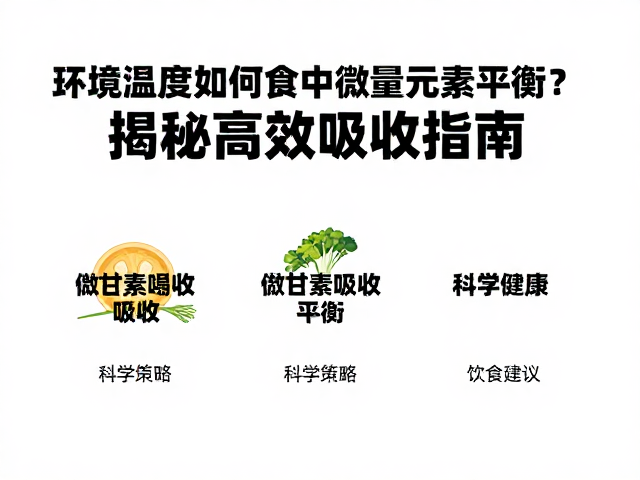 环境温度如何影响食物中微量元素平衡？揭秘高效吸收指南