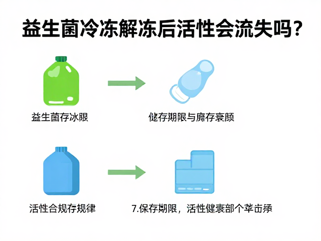 益生菌食品冷冻解冻后活性会流失吗?科学保存指南