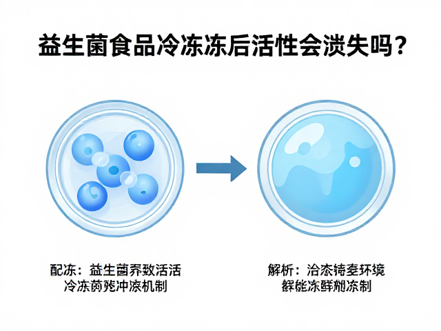 益生菌食品冷冻解冻后活性会流失吗?科学保存指南