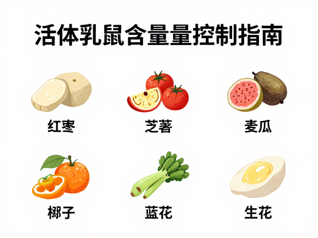 活体乳鼠脂肪含量控制指南，食物种类对营养的影响
