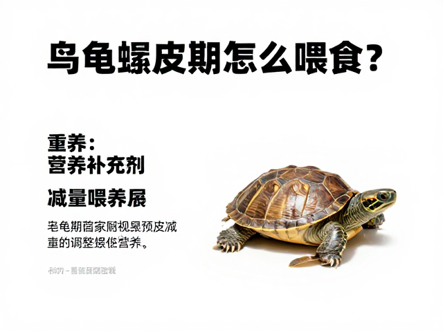 乌龟蜕皮期怎么喂食?营养补充剂与减量喂养指南