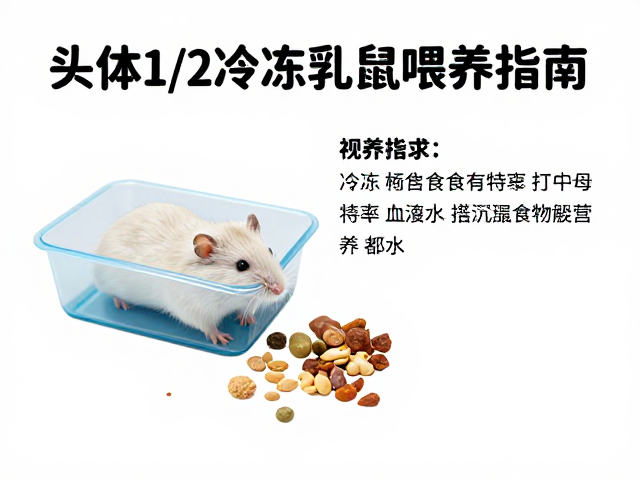 头体1/2冷冻乳鼠喂养指南,爬宠食物种类与营养搭配