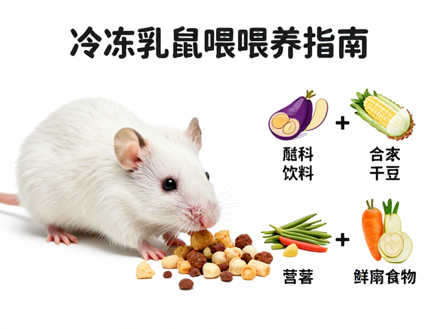 头体1/2冷冻乳鼠喂养指南,爬宠食物种类与营养搭配