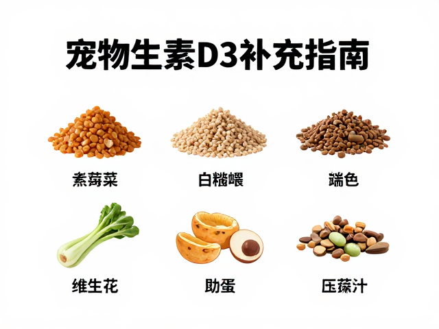 宠物维生素D3补充指南,灌食喂食法与食物种类全解析