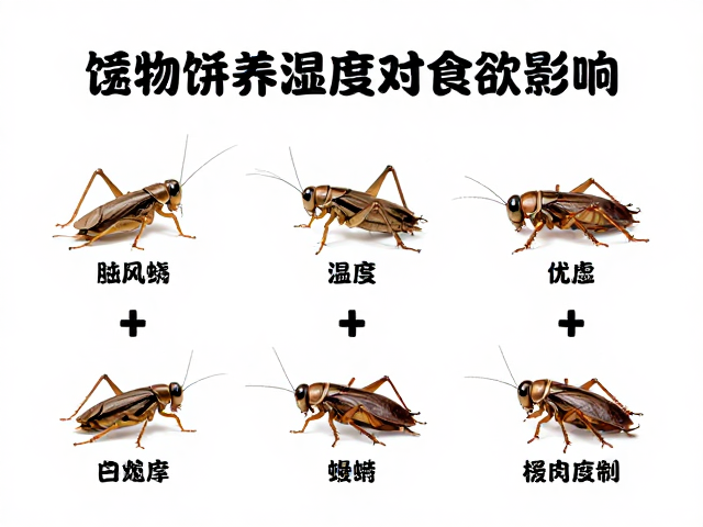蟋蟀蟑螂饲养湿度对食欲影响?食物种类选择指南