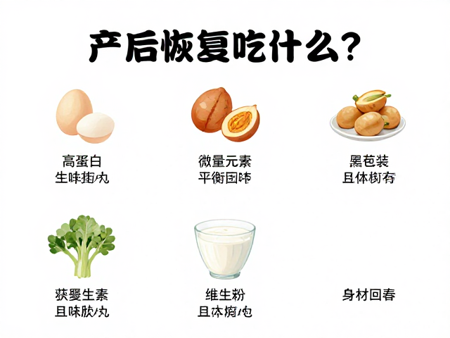 产后恢复吃什么？高蛋白，微量元素平衡食谱，助身材回春