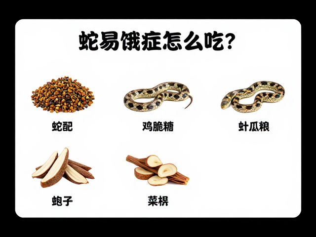 蛇易饿症怎么吃?专用蛇粮,食物种类全解析