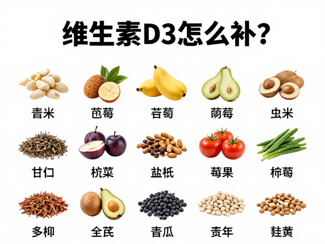 维生素D3怎么补？头体1/2的食物种类全解析