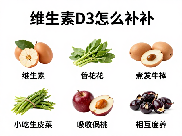 维生素D3怎么补？头体1/2的食物种类全解析