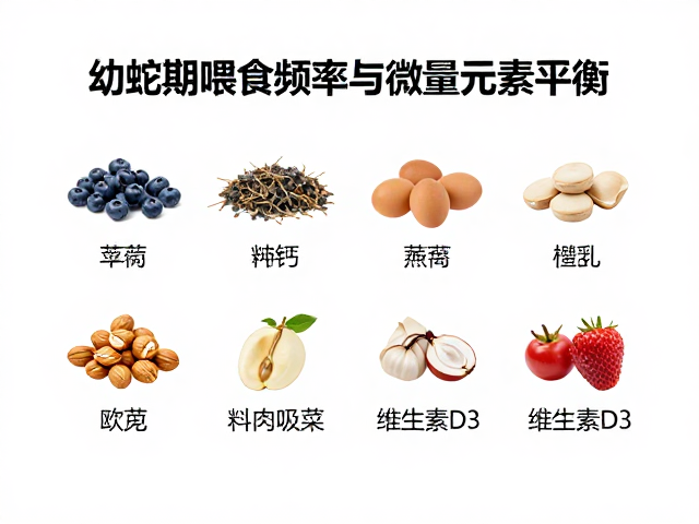 幼蛇期喂食频率与微量元素平衡,不同食物种类的科学搭配指南