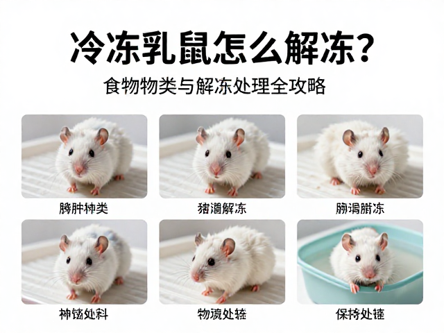 冷冻乳鼠怎么解冻?食物种类与解冻处理全攻略