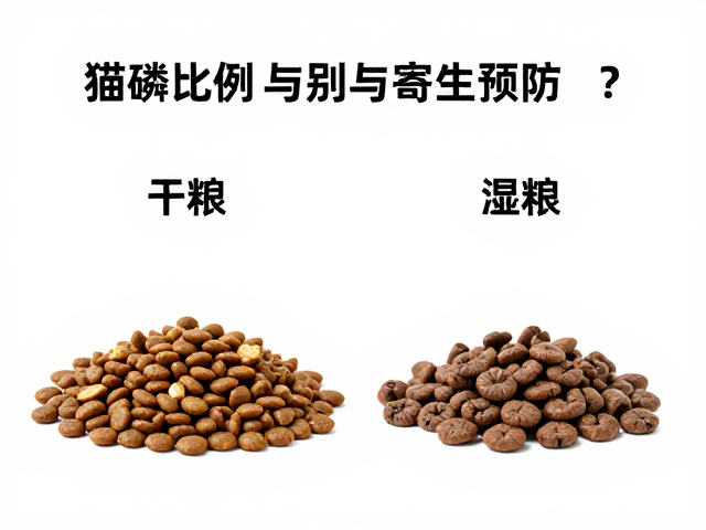 猫粮钙磷比例与寄生虫预防,食物种类选择指南