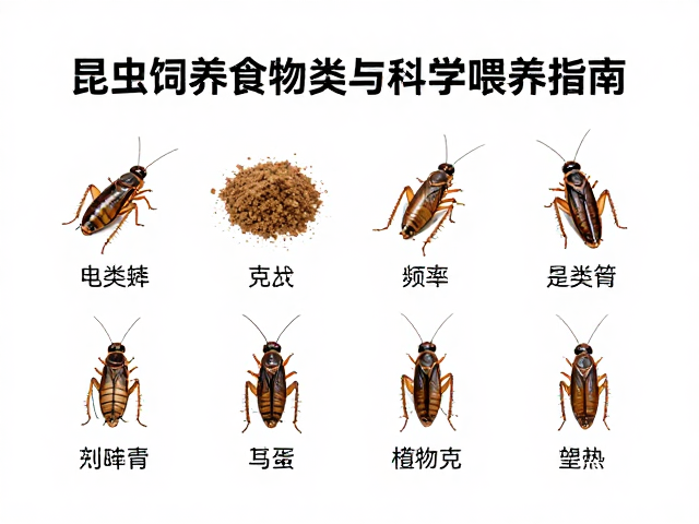 蟋蟀蟑螂专用营养粉，昆虫饲养食物种类与科学喂养指南