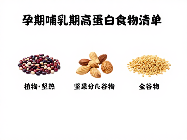 孕期哺乳期高蛋白食物清单，助力产后恢复与营养补充