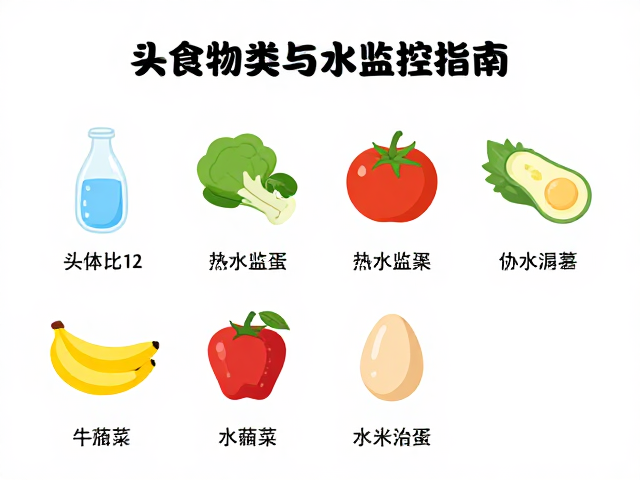头体比1,2怎么喂?食物种类与水分监控指南