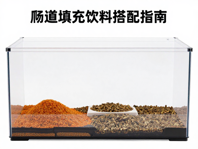 爬宠饲养箱怎么布局?食物种类与肠道填充饲料搭配指南
