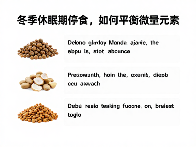 冬季休眠期停食,如何平衡微量元素?宠物食物种类选择指南